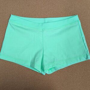 Capezio Women's Low Rise Boy Shorts in Midori Green